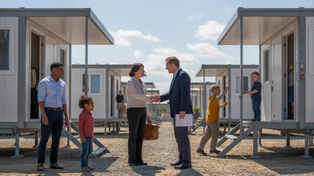 doge hhs migrant housing contract