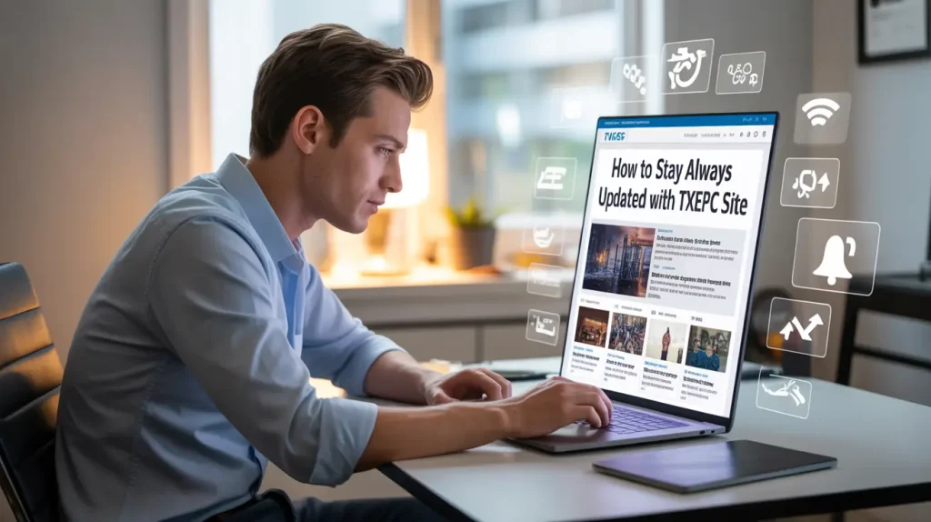 how to stay always updated with txepc site