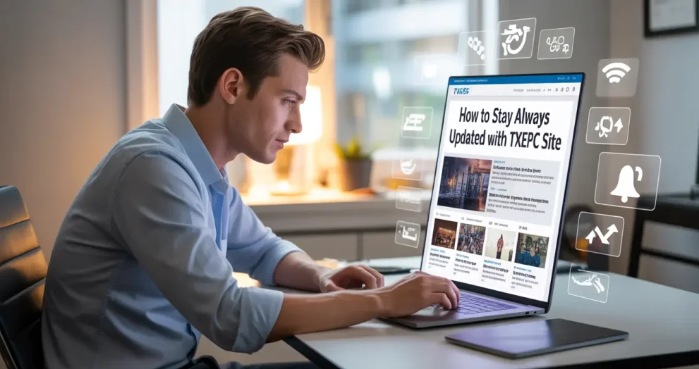 how to stay always updated with txepc site