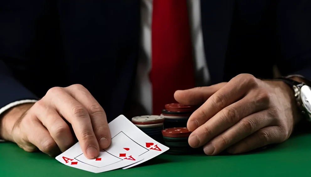 playing poker