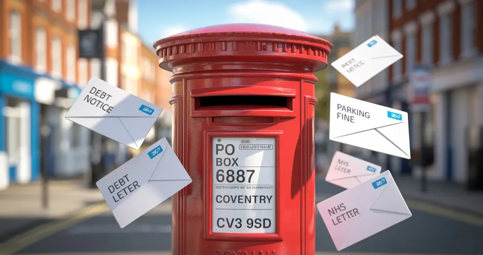 po box 6887 coventry