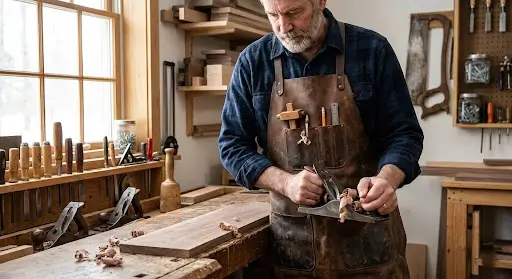 Why an Apron Matters So Much to Hand-Tool Woodworkers