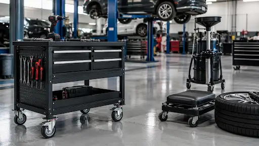 How Automotive Service Centers Can Improve Efficiency with the Right Casters