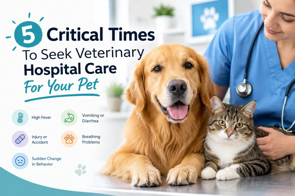 5 Critical Times To Seek Veterinary Hospital Care For Your Pet