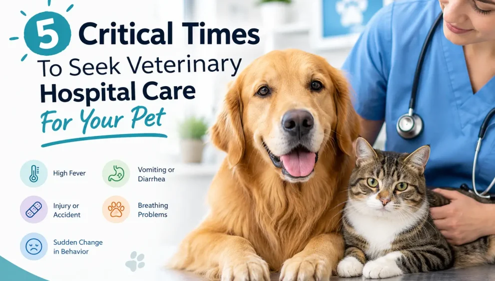 5 Critical Times To Seek Veterinary Hospital Care For Your Pet